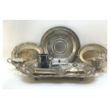 SILVER PLATE ASSORTMENT TABLEWARE