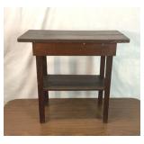 Vintage handcrafted side table