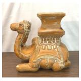 Large 21 pound Carved wood camel