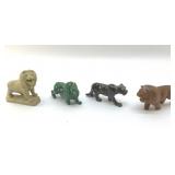CARVED LIONS AND PUMA