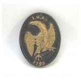 Antique cast-iron insurance fire Mark Plaques