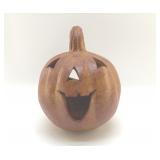 12' terra-cotta jack o lantern