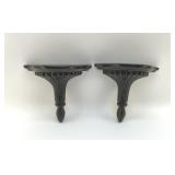 9' Terra-cotta Decor wall shelves