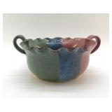 SHELTON POTTERY NC CLUTED BOWL
