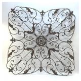 LARGE METAL SCROLLED ARTWORK