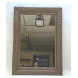 ORNATE FRAMED MIRROR 21 X 29