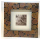 UNIQUELY FRAMED TREE ART RYAN SNOW SIGNED