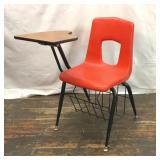 VTG ARTCO BELL USA ORANGE SCHOOL DESK