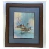 MARK POLOMCHAK SEASIDE-WATERCOLOR PAINTING