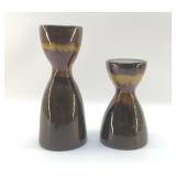 Pier 1 hourglass pillar candle holders