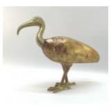 MID-CENTURY ITALIAN IBIS BIRD SCULPTURE