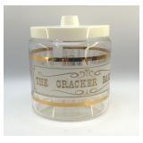 1960's pyrex, the Cracker Barrel jar glass