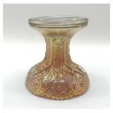 1930S IMPERIAL GLASS CARNIVAL PUNCH BOWL STAND