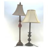 TWO TABLE LAMPS