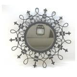 UNIQUE, METAL FRAMED BEVELED MIRROR