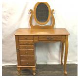 Wood Jewelry Armore/Vanity 31x36x13"