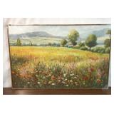 WILDFLOWER FIELD CANVAS ART
