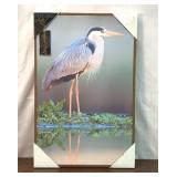 HERON ARTWORK  23 X 35