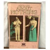 1977 RSC SHAKESPEARE MUCH ADO ABOUT NOTHING POSTER