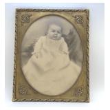 GILT FRAMED BABY PORTRAIT