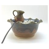 TABLETOP POTTERY FOUNTAIN