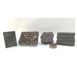 OLD WOOD BLOCK STAMPS
