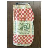 PURINA LAYENA CHECKER-ETTES FEED BAG