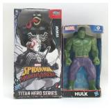 MARVEL HULK, VENOM ACTION FIGURES
