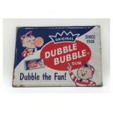DOUBLE BUBBLE BUBBLEGUM METAL SIGN