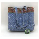 VERA BRADLEY FRENCH BLUE TOTE