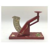UNIQUE VINTAGE HAND PAINTED EGG SCALE
