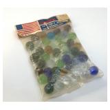 GLADDING VTG MARBLES SEALED IN ORIG BAG