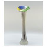 ART GLASS LILY VASE