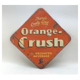 1930's/40's Rare Orange Crush Diamond Crushy Sign
