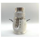 SNOWMAN CANDLEHOLDER 9 "