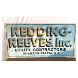 48x24" metal contractor sign