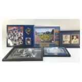 NEW YORK METS FRAMED TEAM MEMORABILIA