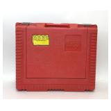 VTG 1985 LEGO RED PLASTIC CARRYING CASE BOX