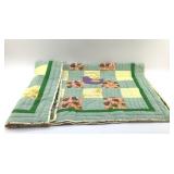 LITTLE BIRD APPLIQUÉD QUILT LAP SIZE