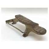 CAST-IRON 1923 GRIFFIN SHOE SHINE FOOT REST
