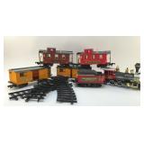 D&W RR DENVER EXPRESS TRAIN & TRACK