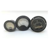 3 VOLTAGE METERS 3 1/2 '