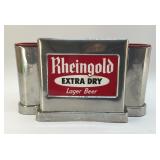 1963 RHEINGOLD X DRY LOGGER BEER BAR CADDY