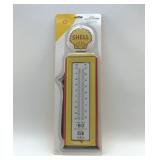 SHELL OIL, METAL THERMOMETER, SEALED