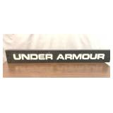 48 x 6" under Armour metal sign
