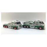 2016 HESS TOY FLATBED TOW TRUCKS