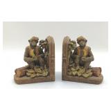 MONKEY BOOK ENDS