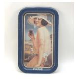 COCA-COLA, PINK CALENDAR, GIRL TRAY