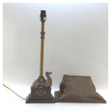 CAMEL(CIGARETTE) LAMP WITH SHADE 20"