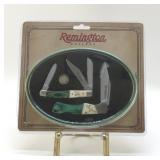 REMINGTON CUTLERY POCKET KNIFE, SET SEALED
